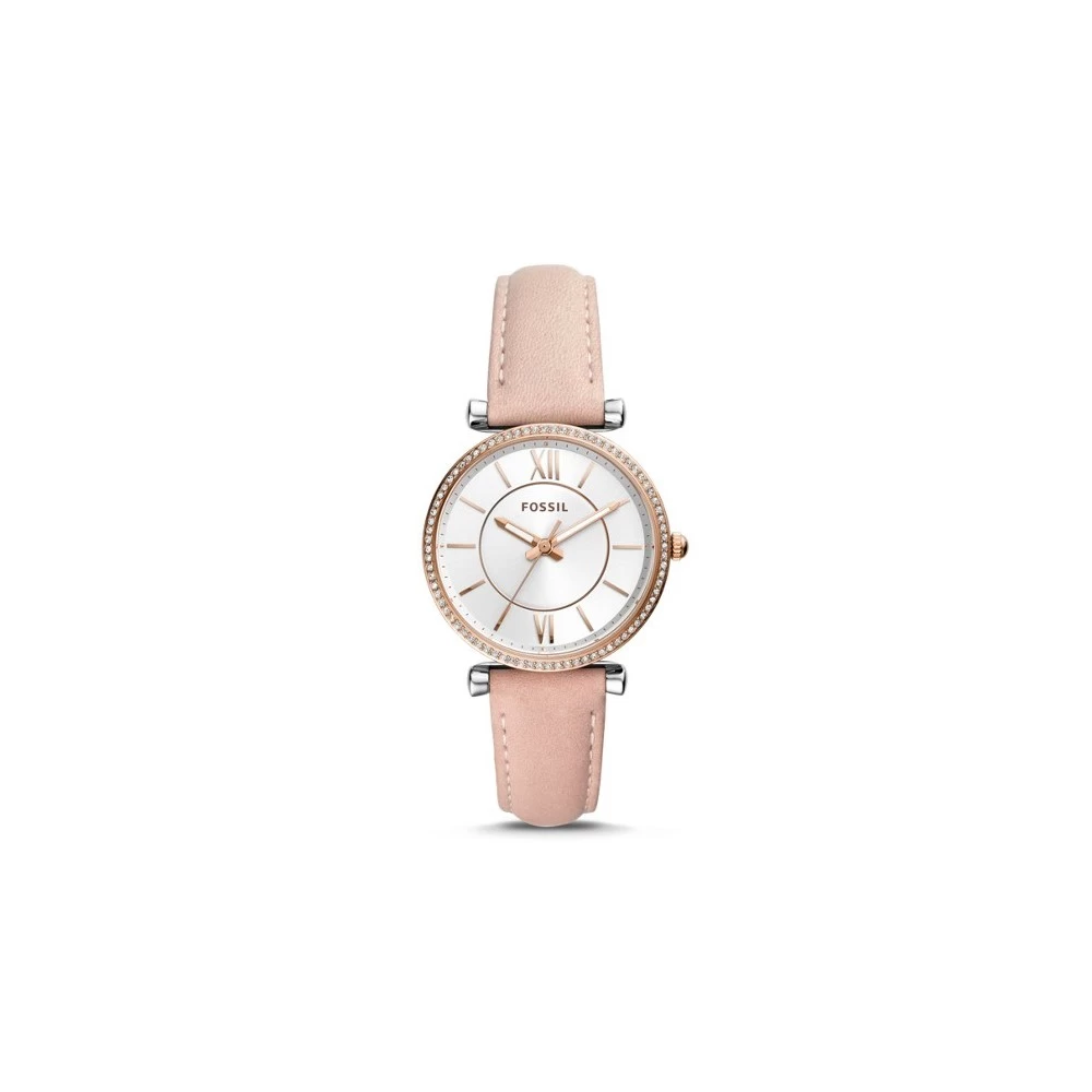 Montre Femme Fossil ES4484 - Collection Classics Carlie Style Mode Avec Cuir Et Acier - Mouvement Quartz 3 Montre Femme Fossil ES4484 - Collection Classics Carlie Style Mode Avec Cuir Et Acier - Mouvement Quartz