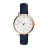 Montre Femme Fossil ES3843 - Collection Navy Rose Jacqueline Style Mode Avec Cuir Et Acier - Mouvement Quartz 2 Montre Femme Fossil ES3843 - Collection Navy Rose Jacqueline Style Mode Avec Cuir Et Acier - Mouvement Quartz -Fashion Watch Store montre femme fossil es3843 bracelet cuir bleu
