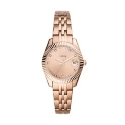 Montre Femme Fossil ES4898 - Collection Classics Scarlette Mini Style Mode Avec Acier - Mouvement Quartz