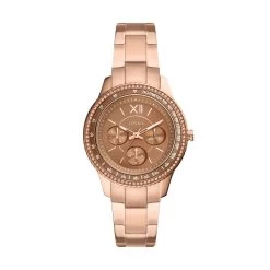 Montre Femme Fossil ES5109 - Collection Stella Montre Style Mode Avec Acier - Mouvement Quartz - Multifonction