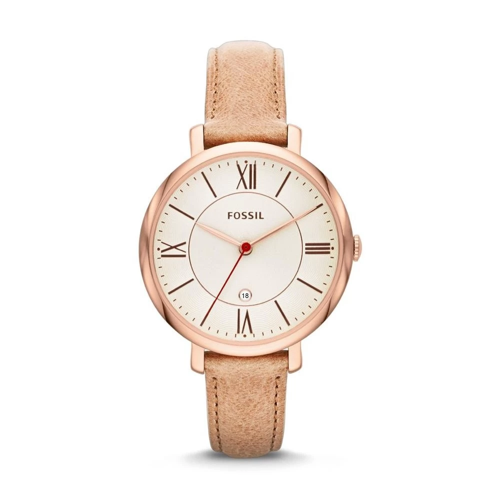 Montre Femme Fossil Jacqueline ES3487 Collection Jacqueline Bracelet Cuir Beige 3 Montre Femme Fossil Jacqueline ES3487 Collection Jacqueline Bracelet Cuir Beige