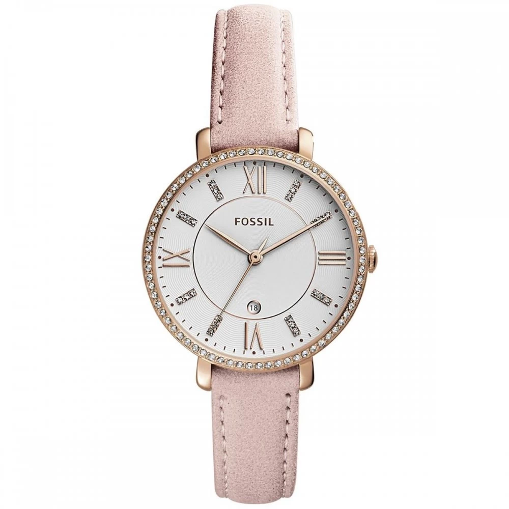 Montre Fossil Femme ES4303 Bracelet Cuir Rose 3 Montre Fossil Femme ES4303 Bracelet Cuir Rose