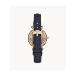Montre Femme Fossil Carlie Mini Cuir Bleu Acier Rose - ES4502 8 Montre Femme Fossil Carlie Mini Cuir Bleu Acier Rose - ES4502 -Fashion Watch Store montre fossil femme es4502 1