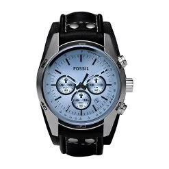 Montre Homme Fossil CH2564 - Collection COACHMAN Style Tendance Avec Cuir Et Acier - Mouvement Quartz - Chronographe -Fashion Watch Store montre homme fossil ch2564 3
