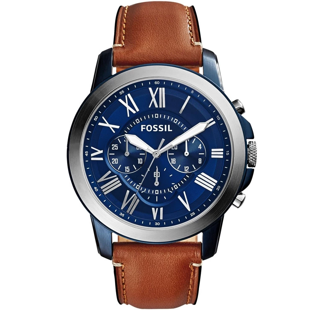 Montre Homme FOSSIL En Cuir Marron 3 Montre Homme FOSSIL En Cuir Marron
