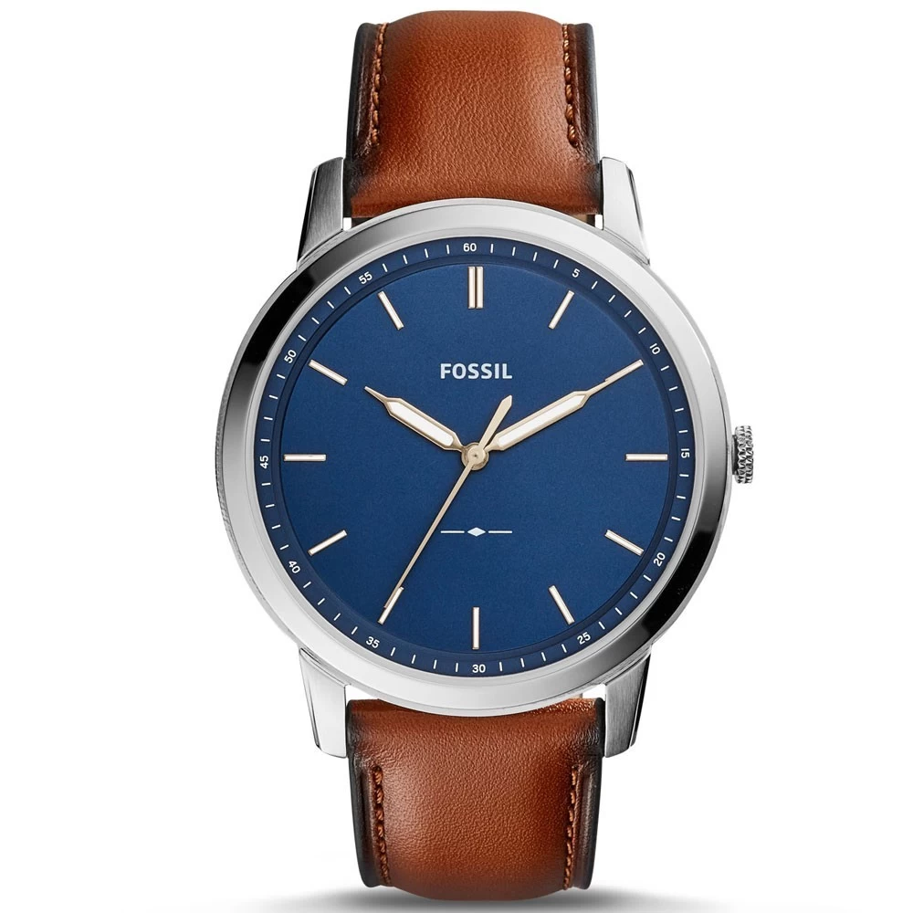 Montre Homme Fossil FS5304 - Collection CorE THE MINIMALIST 3H Style Mode Avec Cuir Et Acier - Mouvement Quartz 2 Montre Homme Fossil FS5304 - Collection CorE THE MINIMALIST 3H Style Mode Avec Cuir Et Acier - Mouvement Quartz