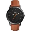 Montre Homme Fossil FS5305 - Collection CorE THE MINIMALIST 3H Style Mode Avec Cuir Et Acier - Mouvement Quartz 1 Montre Homme Fossil FS5305 - Collection CorE THE MINIMALIST 3H Style Mode Avec Cuir Et Acier - Mouvement Quartz -Fashion Watch Store montre homme fossil fs5305