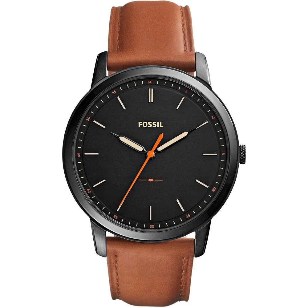 Montre Homme Fossil FS5305 - Collection CorE THE MINIMALIST 3H Style Mode Avec Cuir Et Acier - Mouvement Quartz 3 Montre Homme Fossil FS5305 - Collection CorE THE MINIMALIST 3H Style Mode Avec Cuir Et Acier - Mouvement Quartz