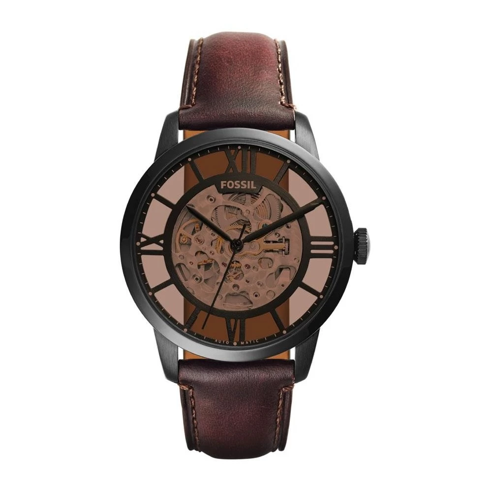 Montre Homme Fossil ME3098 - Collection OAK BARREL TOWNSMAN Style Mode Avec Cuir Et Acier - Mouvement Automatique 3 Montre Homme Fossil ME3098 - Collection OAK BARREL TOWNSMAN Style Mode Avec Cuir Et Acier - Mouvement Automatique