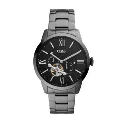 Montre Homme FOSSIL AUTOMATIC En Acier Gris Etanche
