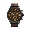 Montre Homme Fossil JR1487 - Collection CLASSICS NATE Style Tendance Avec Cuir Et Acier - Mouvement Quartz - Chronographe 2 Montre Homme Fossil JR1487 - Collection CLASSICS NATE Style Tendance Avec Cuir Et Acier - Mouvement Quartz - Chronographe -Fashion Watch Store montre homme fossil nate jr1487 collection nate bracelet cuir marron
