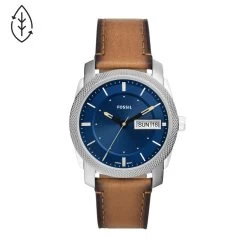 Montre Homme FOSSIL MACHINE En Cuir Eco-responsable Marron